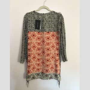 Zara Fringe Mini Dress